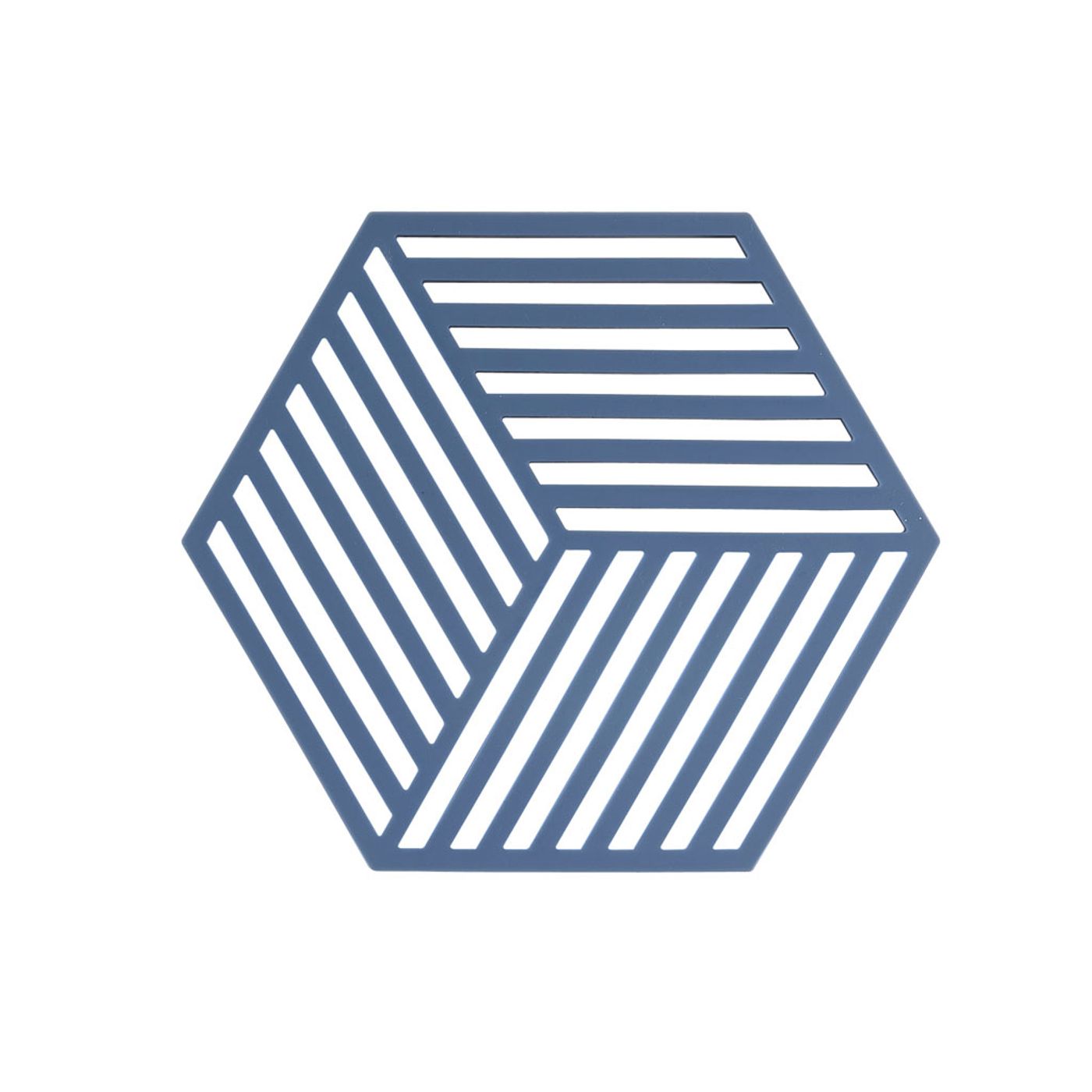 Dessous de plat hexagon denim