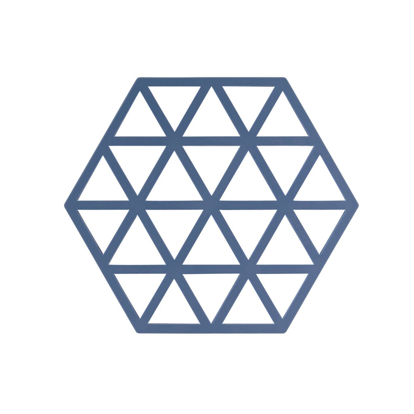 Dessous de plat triangles denim