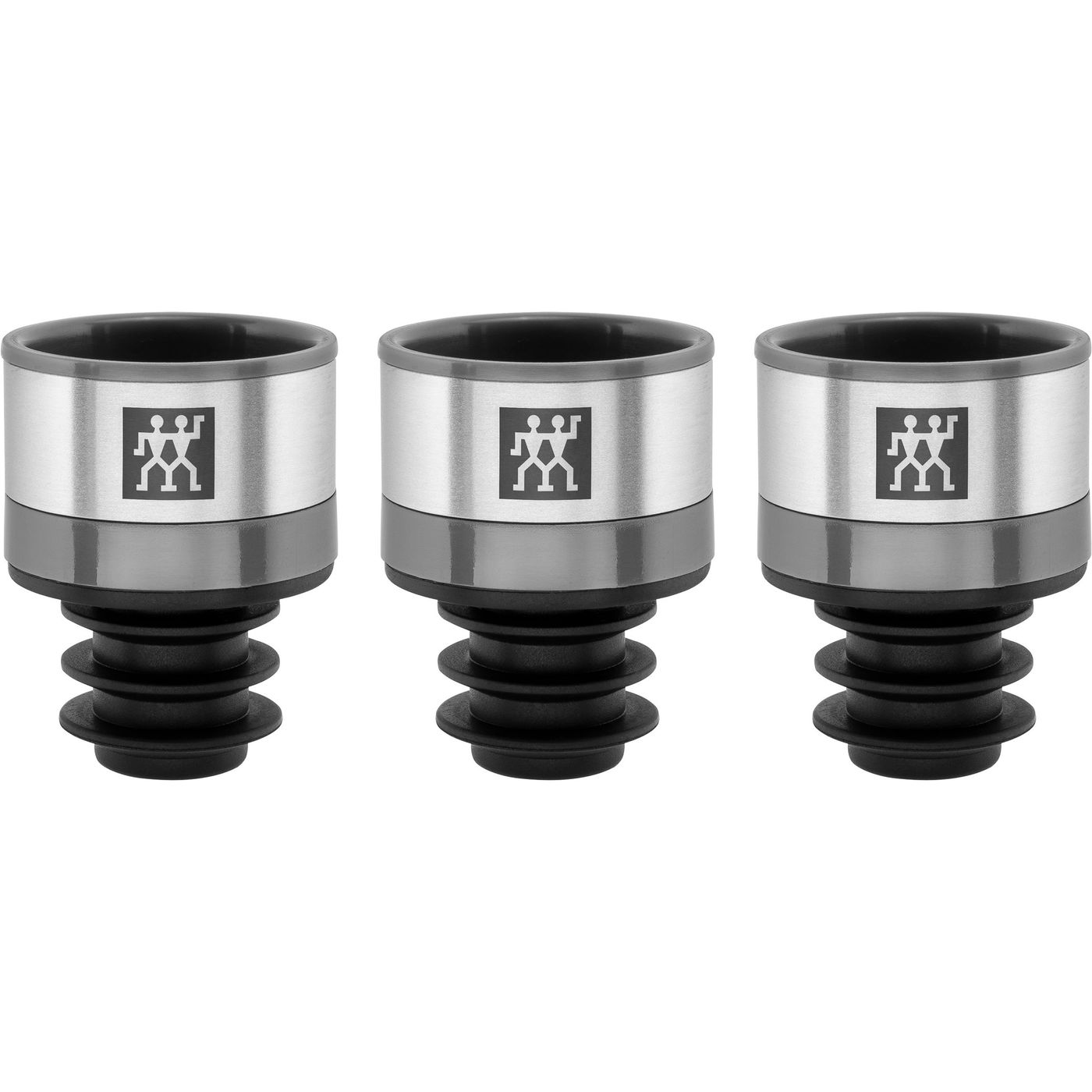 Lot de 3 bouchons sous vide Fresh&Save