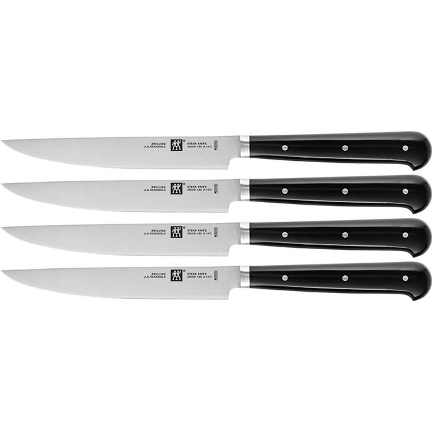 Coffret de 4 couteaux à steak lame lisse