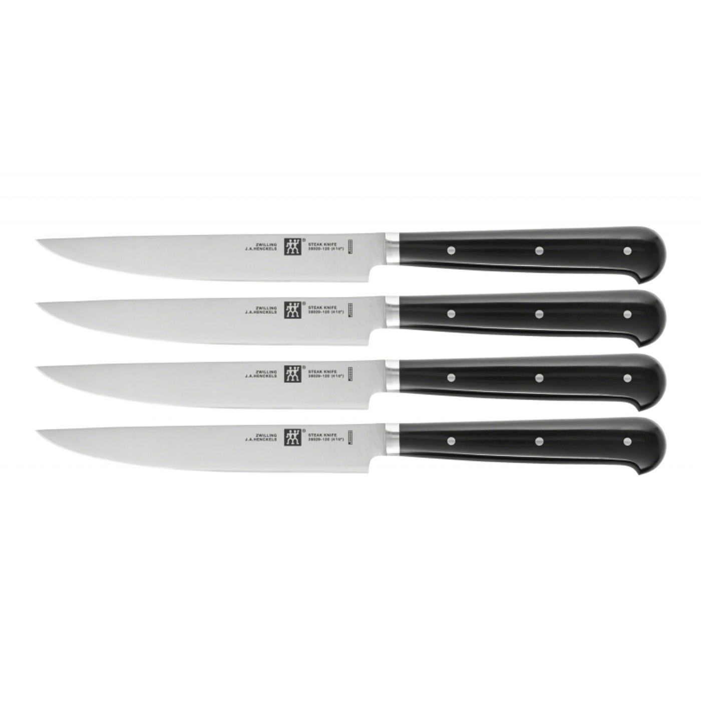 Coffret de 4 couteaux à steak dentelées