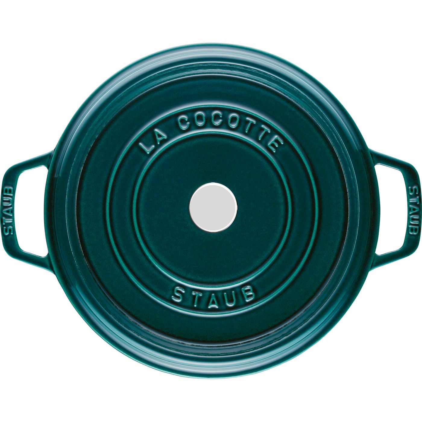 Cocotte en fonte ronde 24 cm La Mer Majolique
