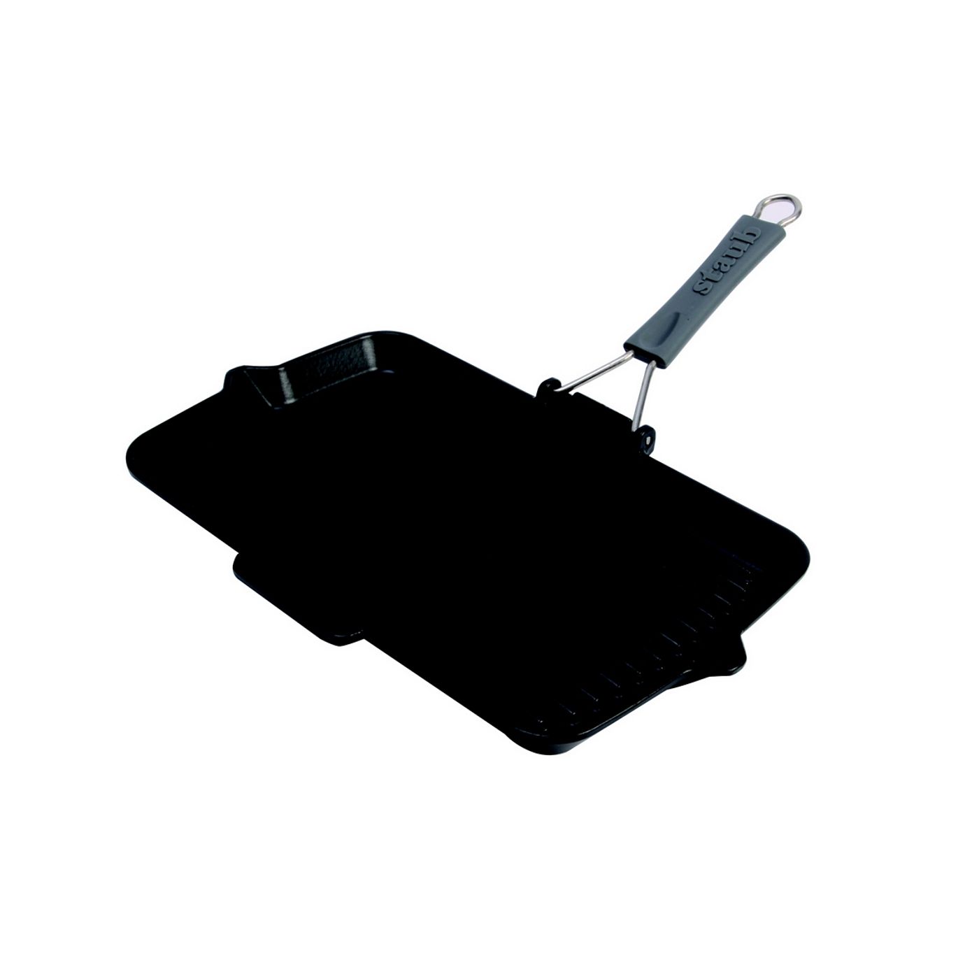 Gril rectangulaire 34 x 21 cm en fonte