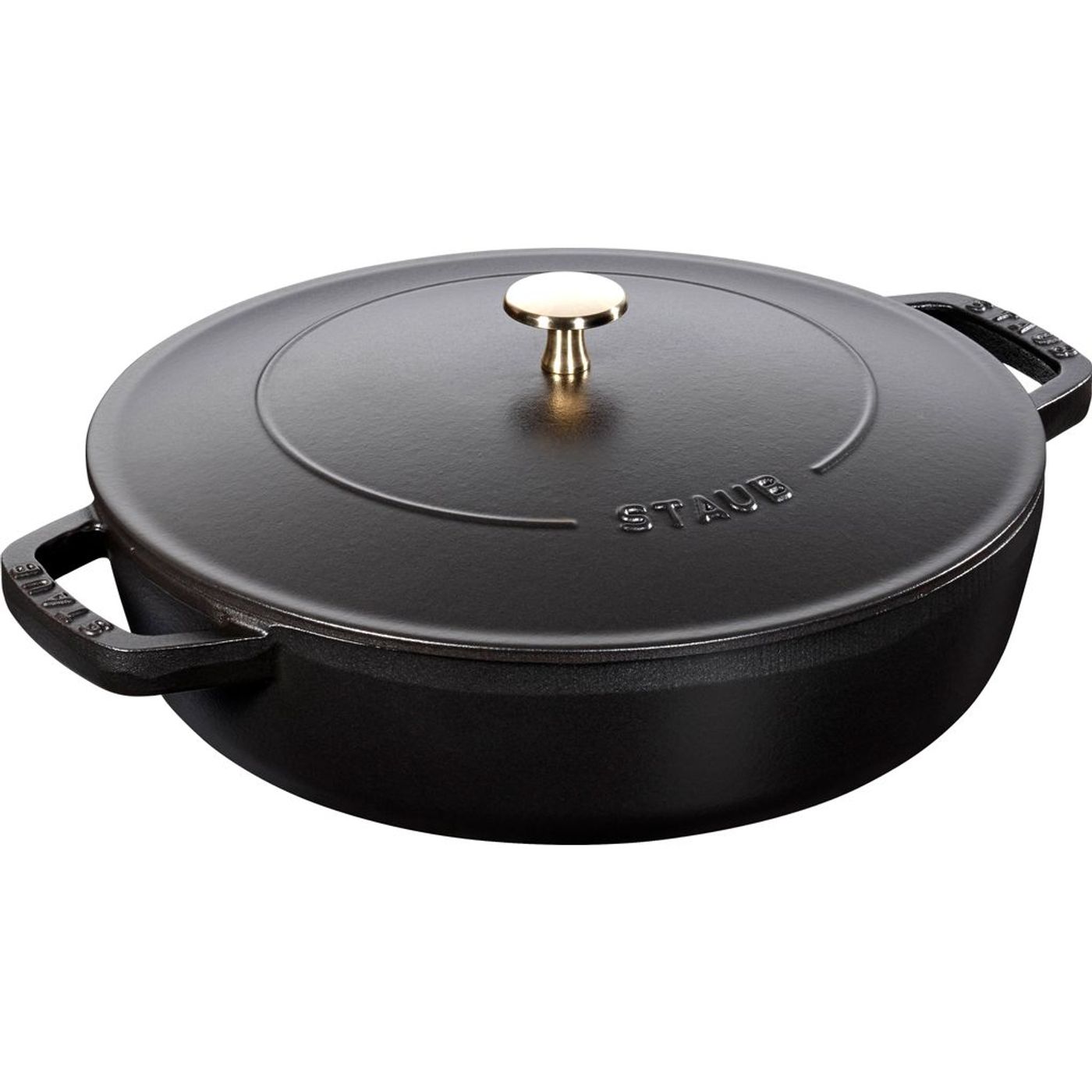 Sauteuse Chistera 28 cm Noir mat
