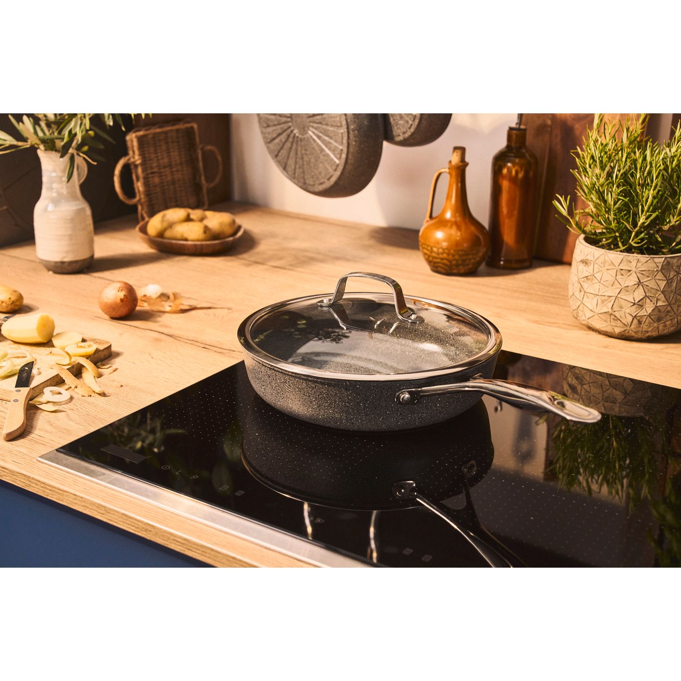 Sauteuse + couvercle Salina 28 cm