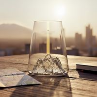 Verre design Aiguille du midi - Visuel 2