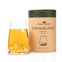 Verre design TOPOGRAPHIC Mont Blanc - Visuel 5