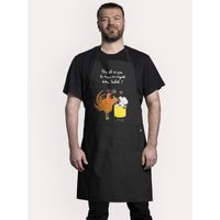 Tablier adulte Qu’est-ce que tu nous as mijoté mon poulet ? - Visuel 1