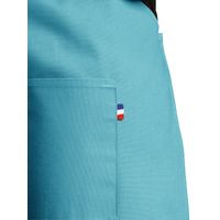 Tablier adulte tous à poêle bleu cyan - Visuel 1