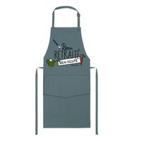 Tablier adulte beau retraité gris - Visuel 0
