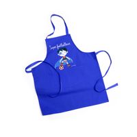 Tablier enfant Super Footballeur bleu - Visuel 0