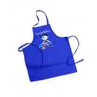Tablier enfant Super Footballeur bleu - Visuel 1
