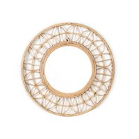 Miroir rotin D. 70 cm - Visuel 0