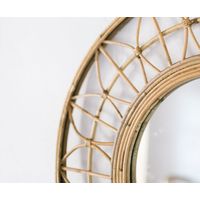 Miroir rotin D. 70 cm - Visuel 1