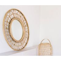 Miroir rotin D. 70 cm - Visuel 2