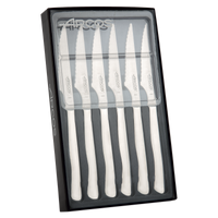 Coffret de 6 couteaux à steak lame microdentée - Visuel 0