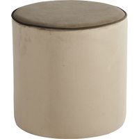 POUF COUNTRA BEIGE/MARRON - Visuel 0