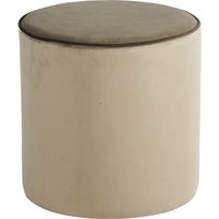 POUF COUNTRA BEIGE/MARRON - Visuel 1