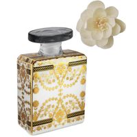 Diffuseur de parfum Gold Debbie 370 ml avec fleur - Visuel 0