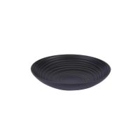 Assiette creuse Moon noire 22cm - Visuel 0