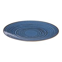 Assiette Plate Moon bleue 27cm - Visuel 1