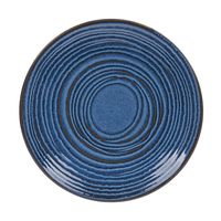 Assiette Plate Moon bleue 27cm - Visuel 0