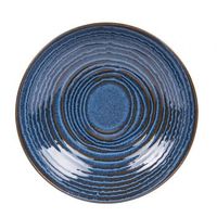 Assiette creuse Moon bleue 22cm - Visuel 1