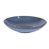 Assiette creuse Moon bleue 22cm - Visuel 0