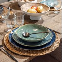 Assiette plate Moon Lagon 27 cm - Visuel 1