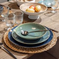 Assiette calotte Moon Lagon 22 cm - Visuel 2