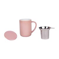 Tisanière Tiao 0,47L rose - Visuel 0
