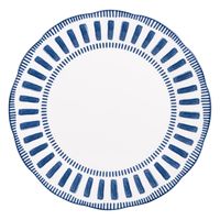 Assiette plate Napoli bleue D.27 cm - Visuel 0