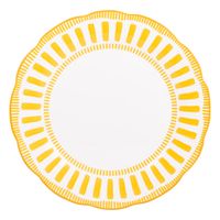 Assiette plate Napoli jaune D.27 cm - Visuel 0