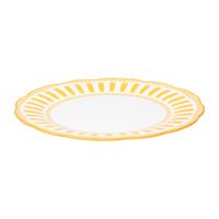 Assiette plate Napoli jaune D.27 cm - Visuel 1