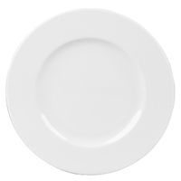 Assiette plate CHAMONIX blanc - Visuel 1