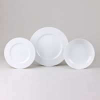 Assiette plate CHAMONIX blanc - Visuel 3