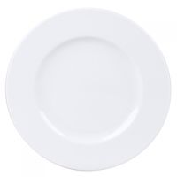 Plat rond CHAMONIX blanc - Visuel 0