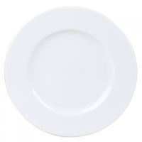 Plat rond CHAMONIX blanc - Visuel 1
