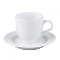 Tasse à thé avec soucoupe CHAMONIX blanc - Visuel 1