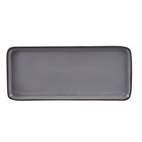 Plat grès Tykan Gris 36 x 16 cm - Visuel 0