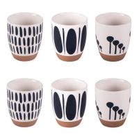 Coffret 6 gobelets Mikonos 10 cl - Visuel 0