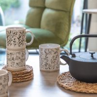 Coffret de 4 mugs Bucolique 35 cl - Visuel 1