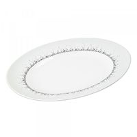 Plat ovale BOREALIS gris 35cm - Visuel 0