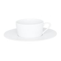 Paire Tasse Thé Louna Relief Blanc 22 cl - Visuel 0