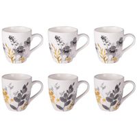 6 tasses 23 cl flora - Visuel 0