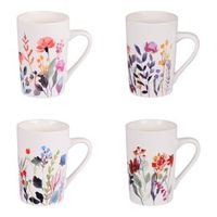 Coffret de 4 mugs Flor 35 cl - Visuel 0