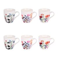 Coffret de 6 tasses thé Flor 23 cl - Visuel 0