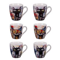 Coffret 6 tasses Street Cat - Visuel 0