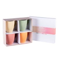 Coffret de 4 mugs Sunrise 35 cl - Visuel 1