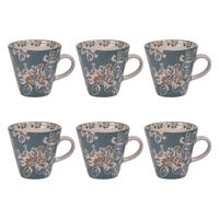 Coffret 6 tasses Faustine 17cl - Visuel 0